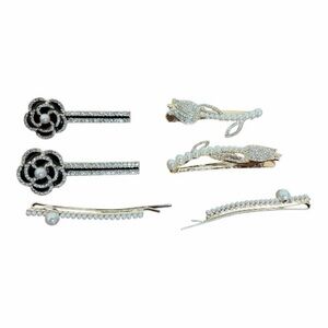 Flower Hair Clips Set